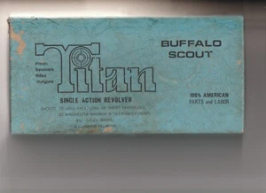 Titan Factory Empty BOX ONLY Buffalo Scout Original Case Revolver Storage F I E - Picture 1 of 3