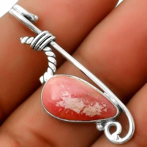 Natürlicher Rhodochrosit Argentinien 925 Sterling Silber Anhänger Schmuck P-1682 - Bild 1 von 5
