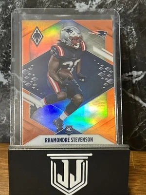 🔥2021 Phoenix Rhamondre Stevenson RC SP Orange Holo #d To 99 Patriots 🔥 - Image 1 of 2
