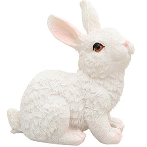 White Easter Decoration Rabbits for Table Centerpieces and Garden 9x4x5cm - Picture 1 of 12