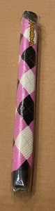 Loudmouth grip putter Standard Pink&Black Argyle with magnetic ball marker - Picture 1 of 1