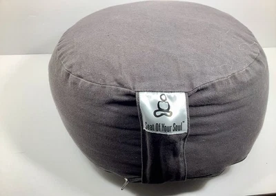 Asiento De Tu Alma Meditación Yoga Cojín Asiento Gris Usado Aprox. "12"" por 6""" Foto 1 de 4