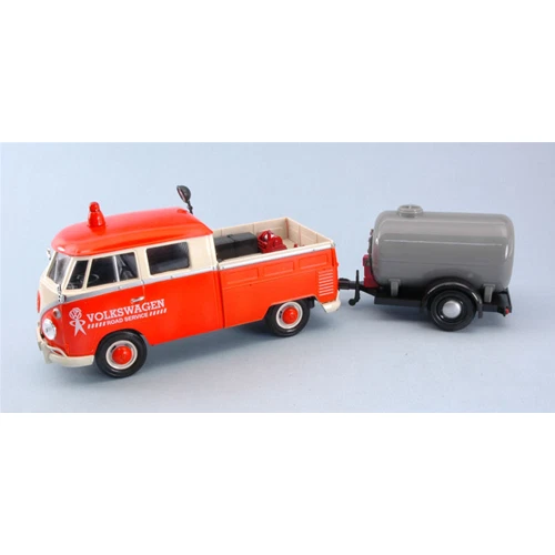 VW 12 PICK UP" 1962 ROAD SERVICE SET" 1:24 Motormax Auto Stradali Modellino Nuov - Immagine 1 di 1