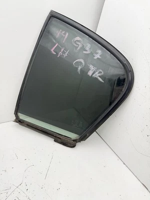 07-15 INFINITI G37 G35 Q40 Right SIDE REAR DOOR QUARTER GLASS OEM - Image 1 of 4