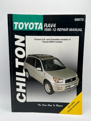 TOYOTA RAV4 (CHILTON) AUTOMOTIVE REPAIR MANUAL: 1996-12 By Haynes Publishing - Image 1 of 4
