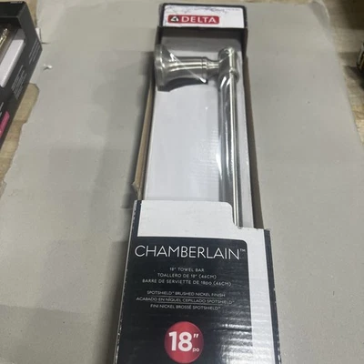Delta Chamberlain 18” Towel Bar Brushed Nickel CML18-BN - Image 1 of 3