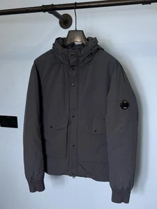 Medium C.P. Company Blue Micro-M Down Coat  - Picture 1 of 7