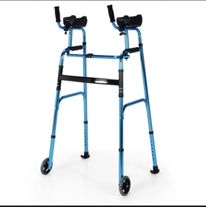 Foldable Adjustable Walker Helper W/ Armrest - Light- In Had - Fast Shipping - Picture 1 of 8