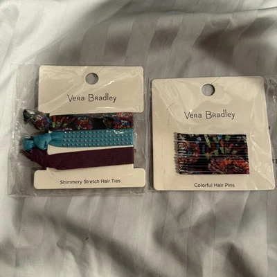 Alfinetes e gravatas Vera Bradley Bobby NOVO FRETE GRÁTIS - Imagem 1 de 4