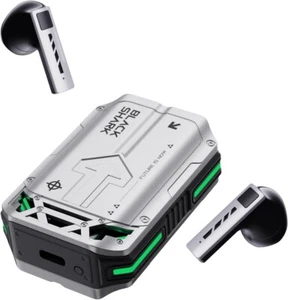 Black Shark T11 Wireless Earbuds Charging 34H Playback Deep Bass IPX4 Waterproof - Picture 1 of 7