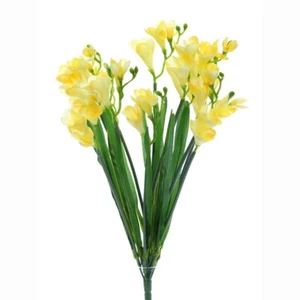 Kunstblume Freesienstrauß gelb 50 cm - Bild 1 von 1