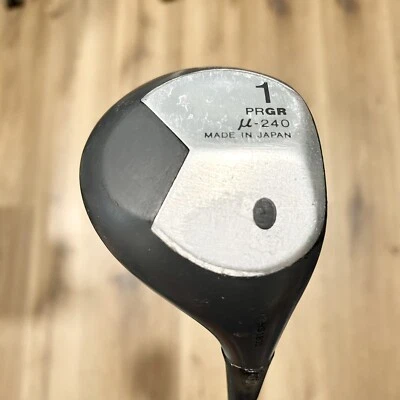 Japanese Vintage PRGR U-240 Carbon 1 Driver Wood Stiff Graphite Shaft Golf Club - Image 1 of 4