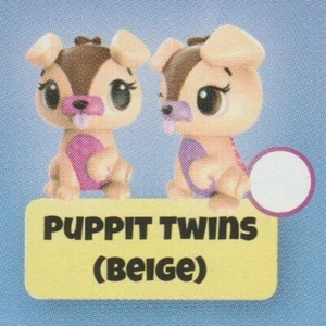HATCHIMALS COLLEGGTIBLES - Season 3 Rare Beige Puppit Twins In Egg🥚Unhatched - Picture 1 of 1