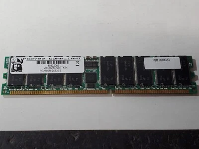 1 pcs 1GB PC-2700 Viking VI4CR287228ETKB4 DDR-333 ECC RAM DDR1 - Image 1 of 4