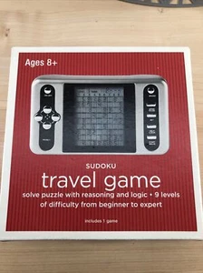 SUDOKU Travel Game Ages 8+ Electronic Beginner to Expert hand held New works - Picture 1 of 6