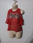 Nike Cold Shoulder Mesh Top Size Small