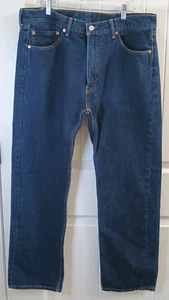Levi's 505 Straight Leg Denim Jeans Tag 38x32 Actual 37x30 - Picture 1 of 15