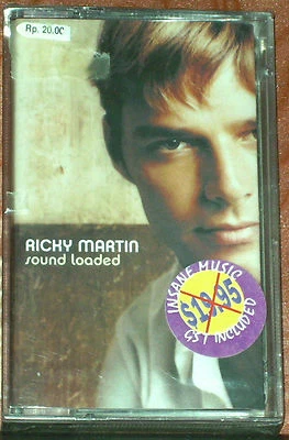 RICKY MARTIN SOUND LOADED CASSETTE ALBUM NEW SEALED  INDONESIAN EUROPOP LATIN - Image 1 of 3