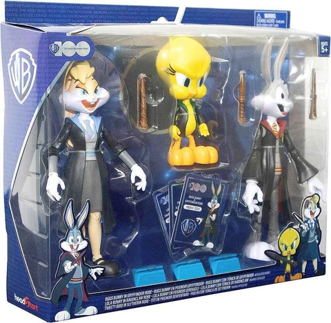 Looney Tunes X HP Bugs Bunny, Lola, Tweety Bird In Harry Potter Outfit 3-Pack Cover