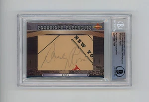 Barney Ross 2020 Enshrined Papercuts 1/1 Cut Signature Autograph Beckett BAS COA - Picture 1 of 3
