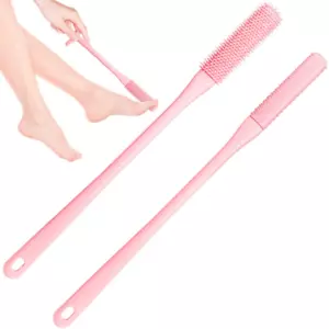 Toe Cleaning Brush,Foot Scrubber for Shower with 15.7" Long Handle Soft Silicone - Picture 1 of 12