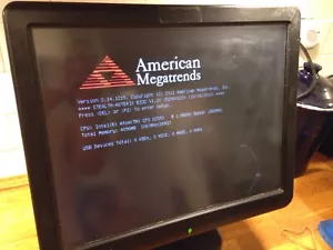 PioneerPOS AsterixTouch-X5 Asterix X5 Monitor powered up (missing covers) - Picture 1 of 14