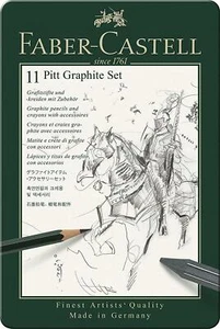 Faber Castell PITT Monochrome Graphite Set Small - Picture 1 of 5