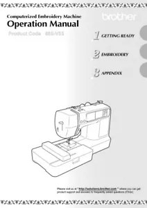 Brother SB7050E Embroidery Owners Instruction Manual Reprint - Picture 1 of 1