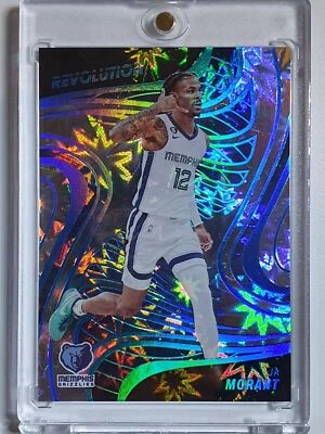 2022 Panini Revolution Ja Morant #93 IMPACT /149 Holo - Ready to Grade - Image 1 of 3