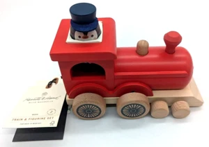*NUEVO* Hogar y mano con tren de pingüinos de madera de magnolia - Imagen 1 de 4