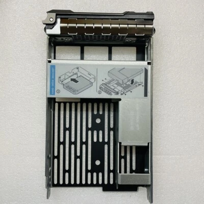 3.5" SATA HDD Drive Caddy Tray F238F + 2.5" To 3.5" Bracket 9W8C4 for DELL R710 - Image 1 of 4