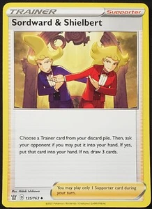 Sordward & Shielbert Pokémon TCG Battle Styles 135/163 Uncommon NM - Picture 1 of 2