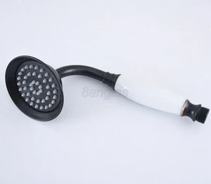 Oil Rubbed Bronze Telephone Style Ceramics Hand Held Bathroom Shower Head 8hh064 - Picture 1 of 7