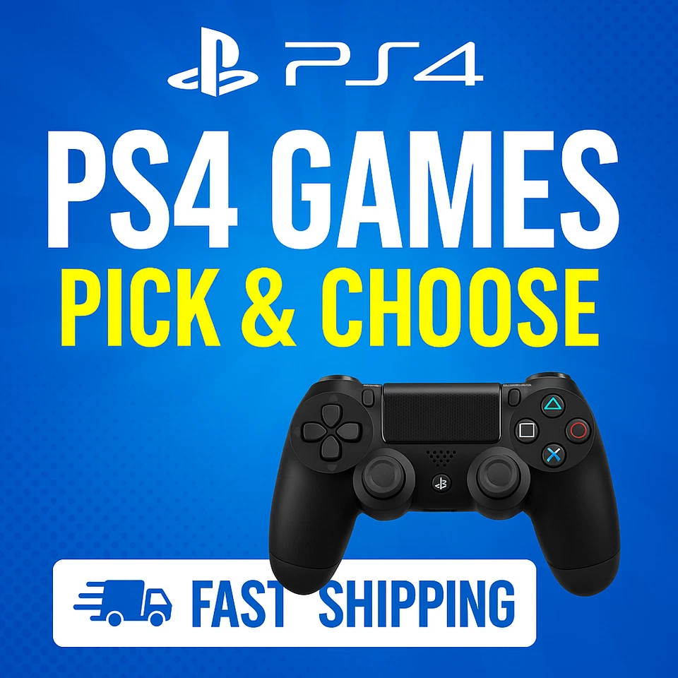 PS4 - Playstation 4 Games! *Pick Your Game* - Cleaned & Tested - Updated 10/13 - Image 1 of 1