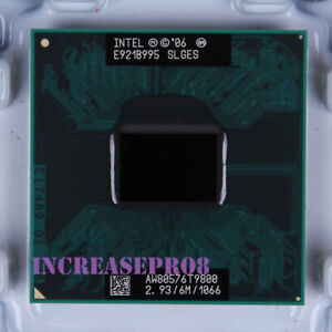 Intel Core 2 Duo T9800 Processor 2.93GHz Socket P,604,478/N CPU 35W 1066MHz
