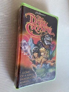 The Dark Crystal VHS 1994 Jim Henson Video GREEN CLAMSHELL Rare NEW / SEALED - Picture 1 of 7