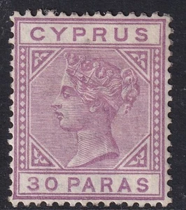 Cyprus 1882-86 SG17 QV 30pa Mounted mint - Picture 1 of 2