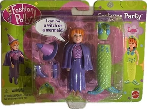 DE COLECCIÓN RARO 2001 MATTEL POLLY BOLSILLO DISFRAZ FIESTA MODA POLLY LEA BRUJA SIRENA - Imagen 1 de 8