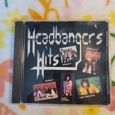 Headbangers Hits (CD, 1990, CBS Records) k-tel Vg CD Ozzy osbourne - Image 1 of 4