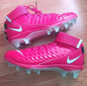 Nike Force Savage Pro 2 Ohio State Enokk Vimahi OL Football Cleats RED Size 12.5 - Picture 1 of 5