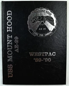 USS Mount Hood (AE-29) 1989 1990 Westpac Deployment Cruise Book - Picture 1 of 15