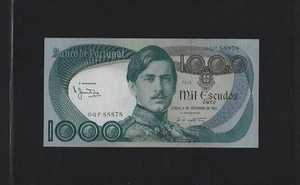 PORTUGAL 1000 Escudos 1982 P-175 AUNC NICE NUMBER 88878 - Picture 1 of 2
