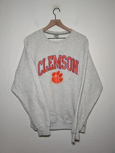 Vintage 90s Russell Athletic Clemson Tigers Sweatshirt M - Picture 1 of 8