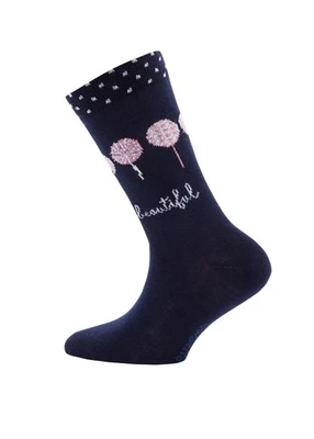 ewers Socken Mädchen Pusteblume Glitzer Navy Gr. 31-34 - Bild 1 von 4