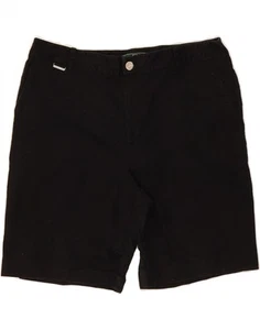 RALPH LAUREN Womens Chino Shorts US 12 Large W34 Black Cotton DF46 - Picture 1 of 3