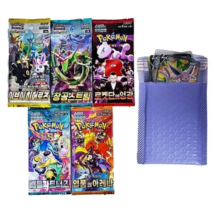 Pokemon Booster 5 PAQUETES Eevee Heroes ETC + Paquete Misterioso (TODO HOLO 7 Cartas Aleatorio) KR - Imagen 1 de 12