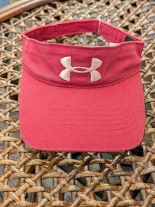 Under Armour Visor Hat Cap: Bright Pink, White Logo, Adjustable, Youth, Kids - Picture 1 of 8
