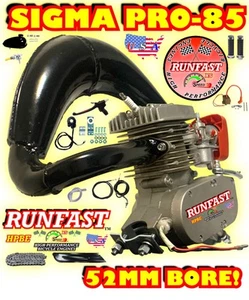 SIGMA-85 Engine Kit 52MM-2 Stroke Bicycle Engine Gas Motor Kit 85CC - Picture 1 of 4
