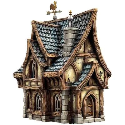 Fantasy Cottage 28-32mm Scale Model Kit, Town of Misty Hollow DND RPG Multi-Part - Image 1 of 4