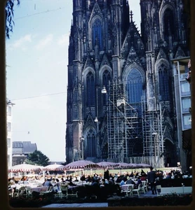5x Stereo Realist 3D slides - Cologne Cathedral GERMANY 1956 Kodachrome - Picture 1 of 8